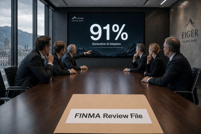 Why Most Private Banks’ Generative AI Pilots Will Fail Their First FINMA Review